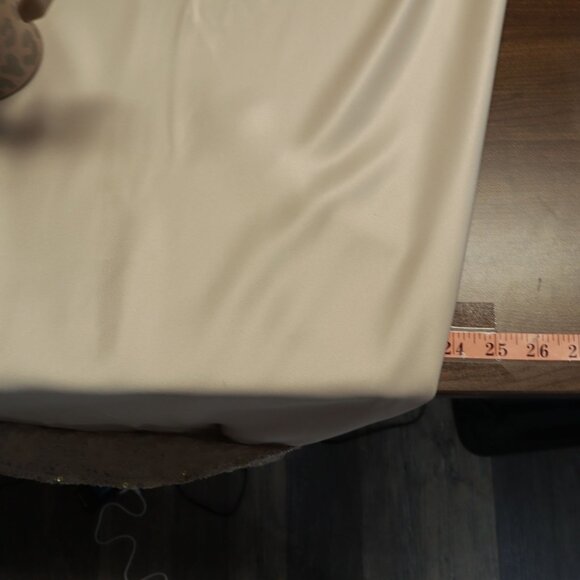 Alex Evenings Lace Sequin Dress Womens 14 Beige Cruise Formal Dance Party Event - Picture 13 of 16